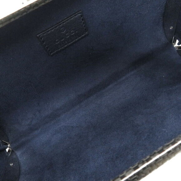 Gucci Metal Crystal Silver Chain Shoulder Bag - Picture 7 of 8